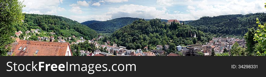 Panoramic Enz Valley, Germany