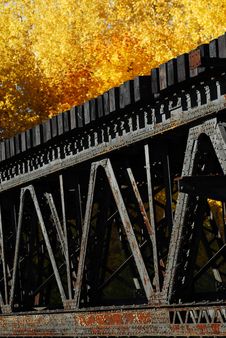 Train Bridge Detail Royalty Free Stock Image Train Bridge Detail Royalty Free Stock Image