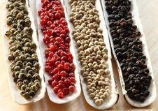 Peppercorns Spices Sea Shells Stock Image Peppercorns Spices Sea Shells Stock Image