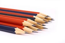 Pencil On White Isolated Backg Stock Images
