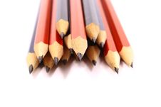 Pencil On White Isolated Backg Stock Photo