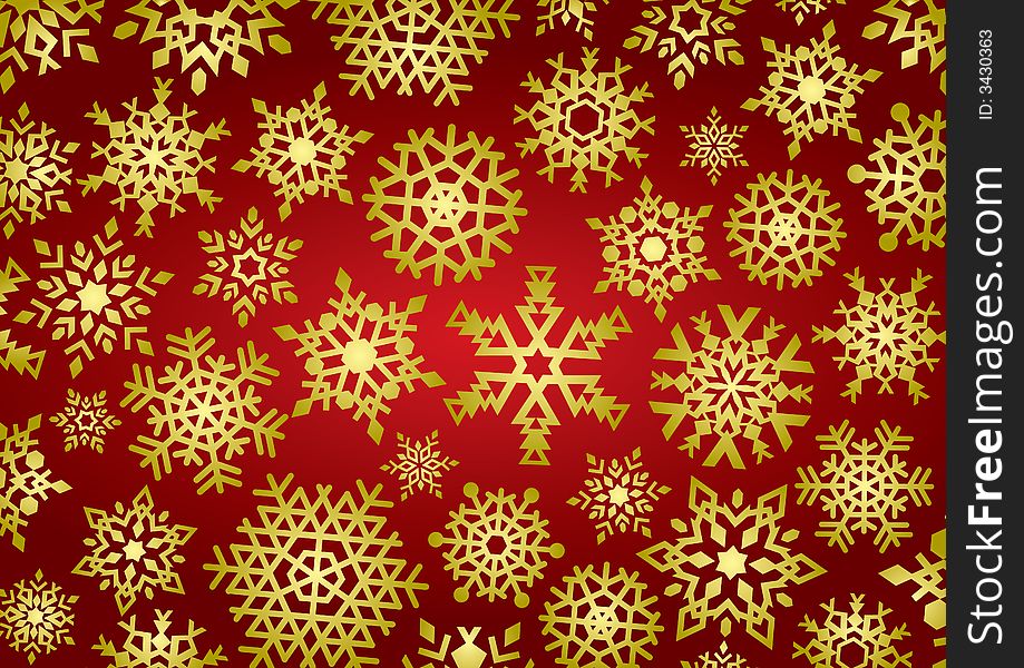 Snowflakes Background (vector or XXL jpeg image)