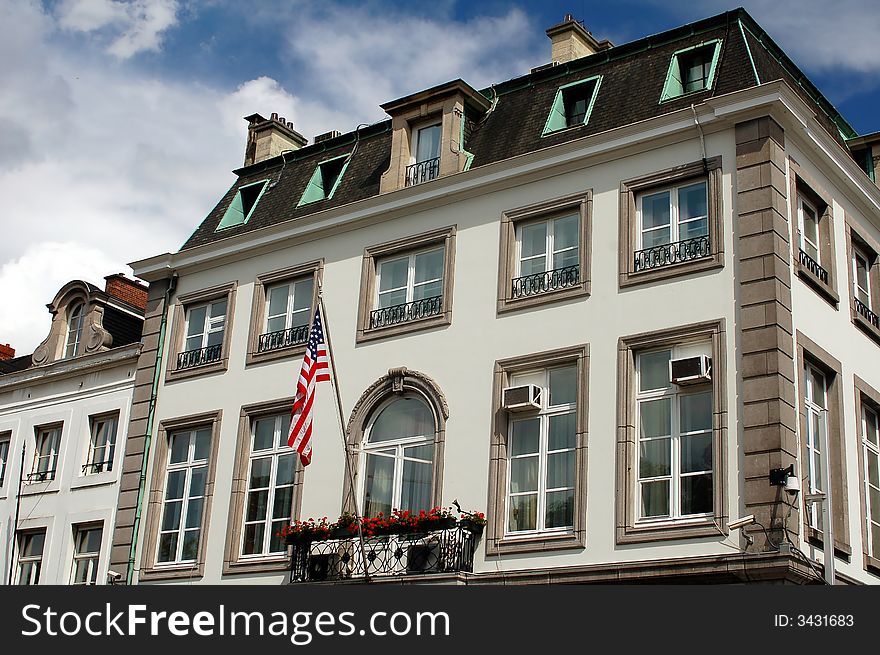 USA embassy in Brussels in Belgium