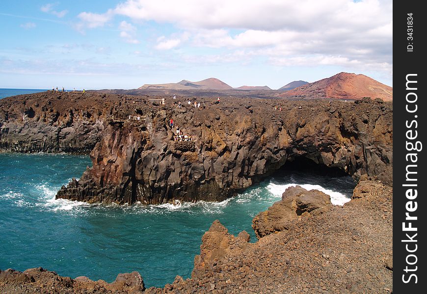 Rocks in a sea in spain