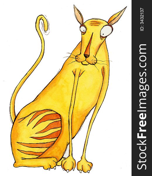 Yellow cat