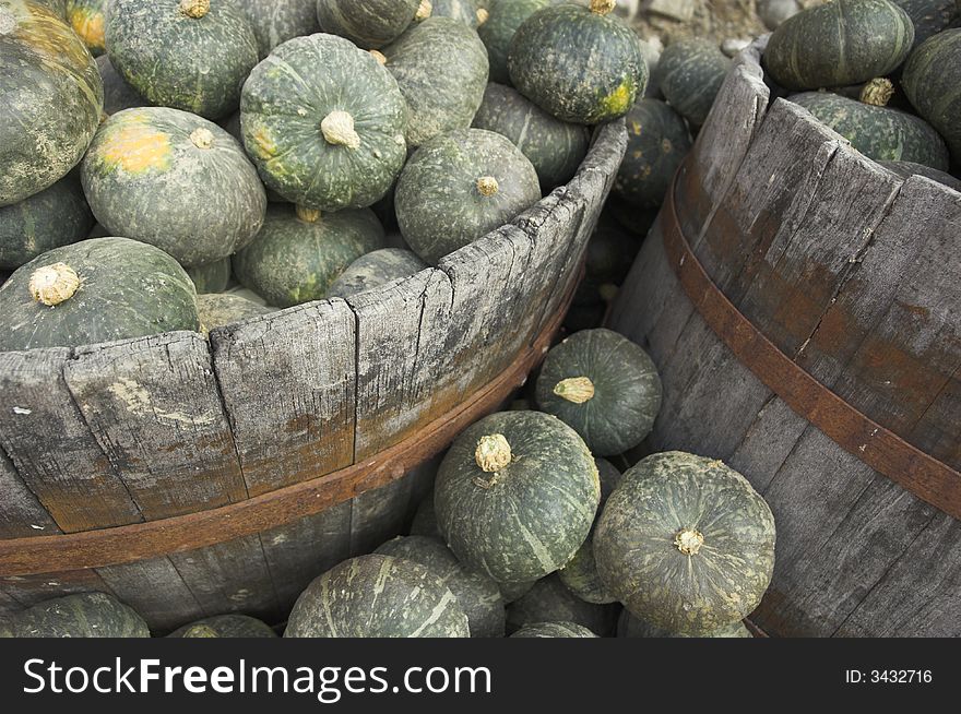 a closeup of some green pumpkin at a local carnival in Italy. a closeup of some green pumpkin at a local carnival in Italy