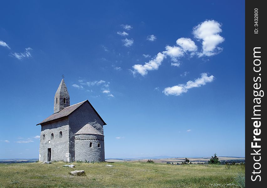 Romanesque church, Drazovce near Nitra, Slovakia