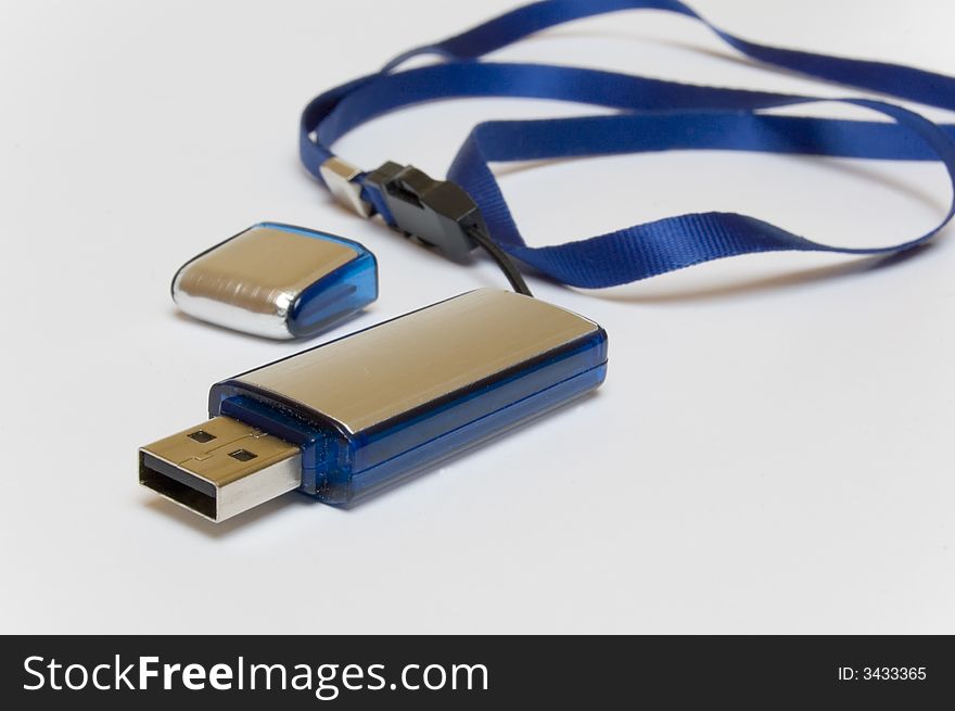 Usb stick with blue color