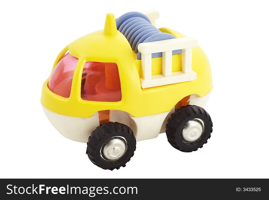 Toy moon research vehicle isolated. Toy moon research vehicle isolated