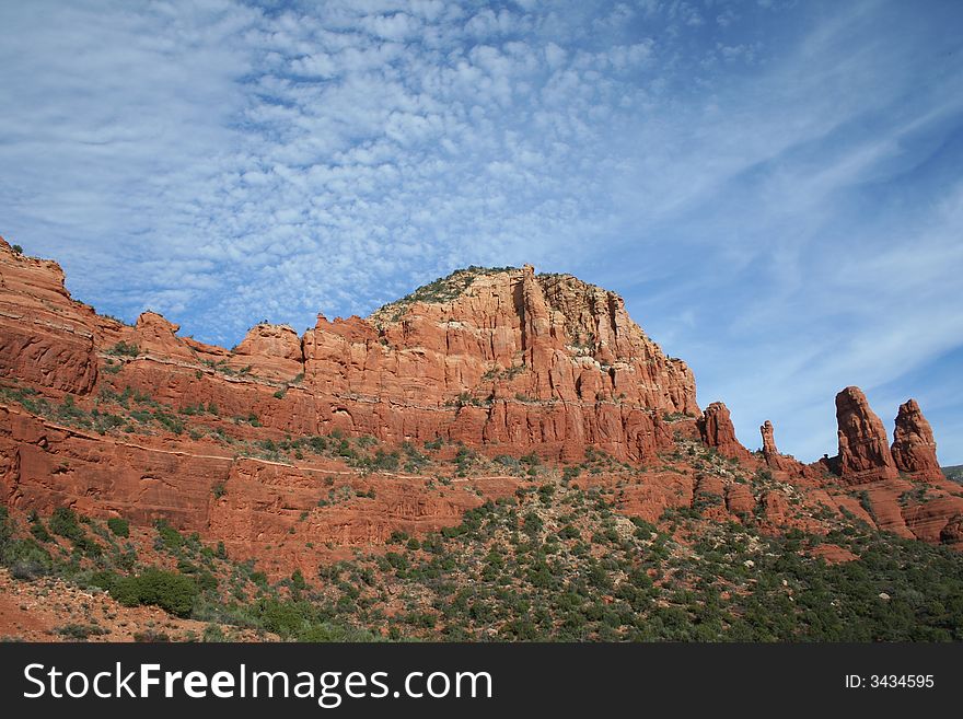 View of Red Rock in Sedona, Arizona. View of Red Rock in Sedona, Arizona.