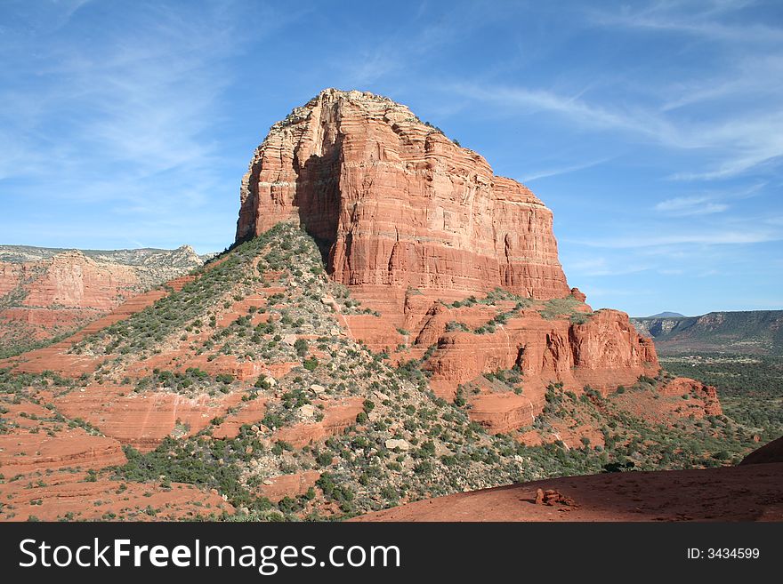 View of Red Rock in Sedona, Arizona. View of Red Rock in Sedona, Arizona.