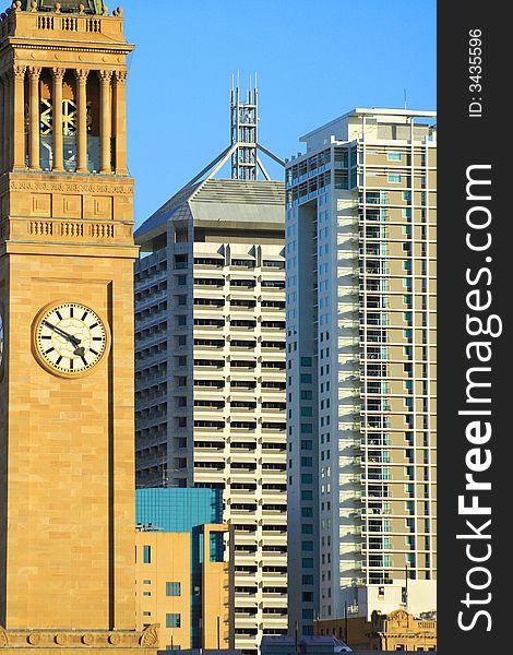 Brisbane Clock Tower In Australia