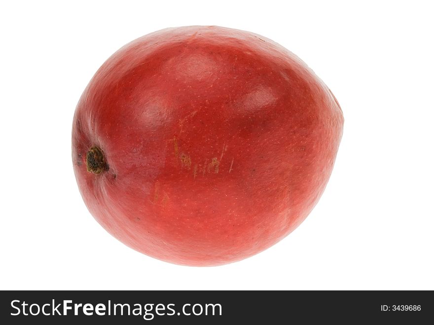 Fresh mango isolated on white background