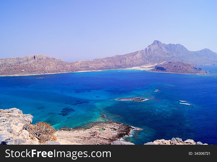 Sea lagoon, Crete