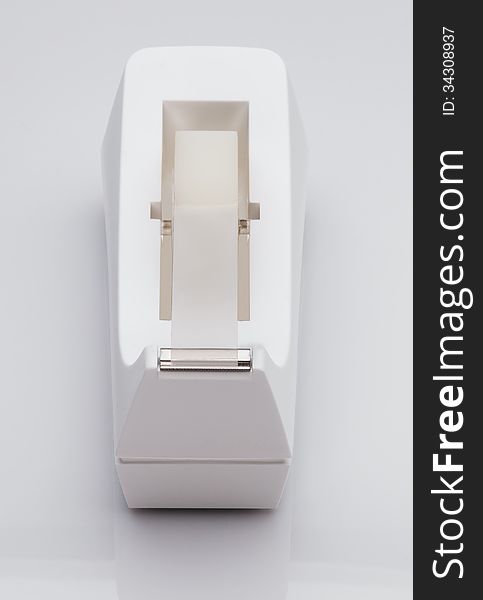 White tape dispenser for modern office