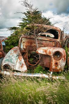 Rusty Car Royalty Free Stock Photo Rusty Car Royalty Free Stock Photo
