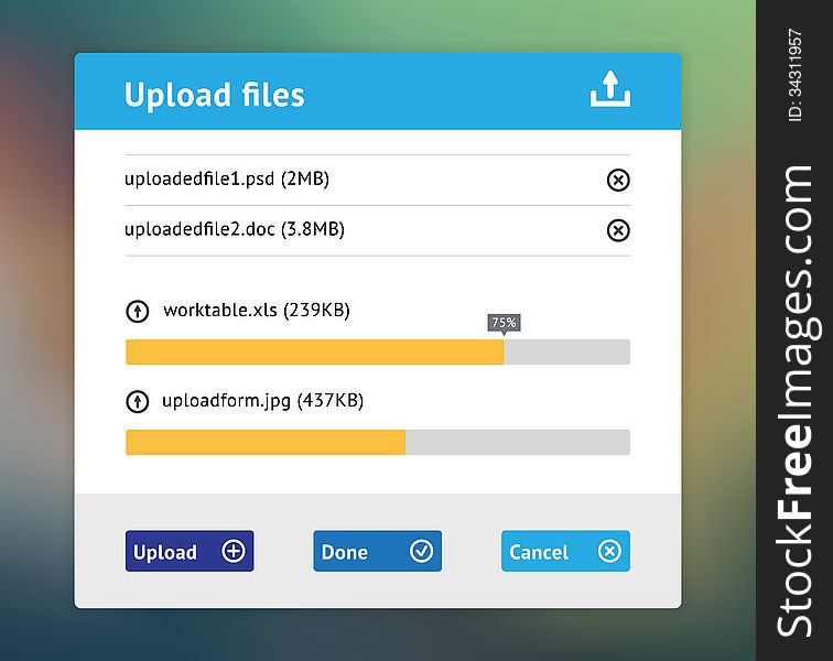 Upload User Interface