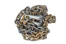 Chain And Hook Is Rusty Stock Photo Chain And Hook Is Rusty Stock Photo