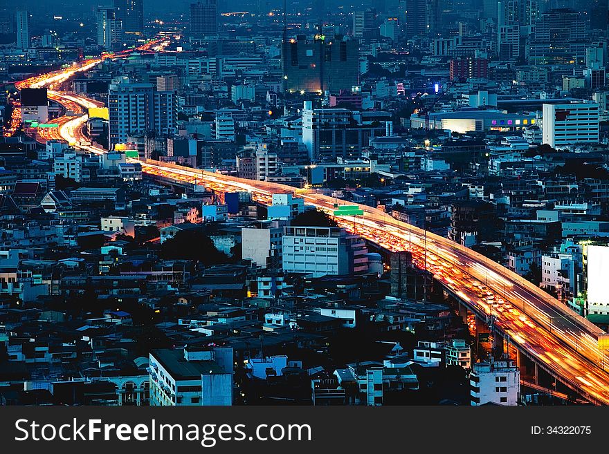 Expressway Bangkok-Thailand