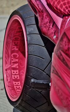 Pink Ribbon Bike Stock Photography Pink Ribbon Bike Stock Photography