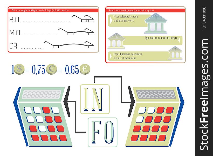 Infographics template very useful for illustrating business facts. Infographics template very useful for illustrating business facts.