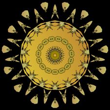 Lace Floral Colorful Ethnic Ornament Royalty Free Stock Images Lace Floral Colorful Ethnic Ornament Royalty Free Stock Images