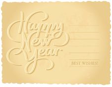 Happy New Year Hand Lettering Stock Photo Happy New Year Hand Lettering Stock Photo