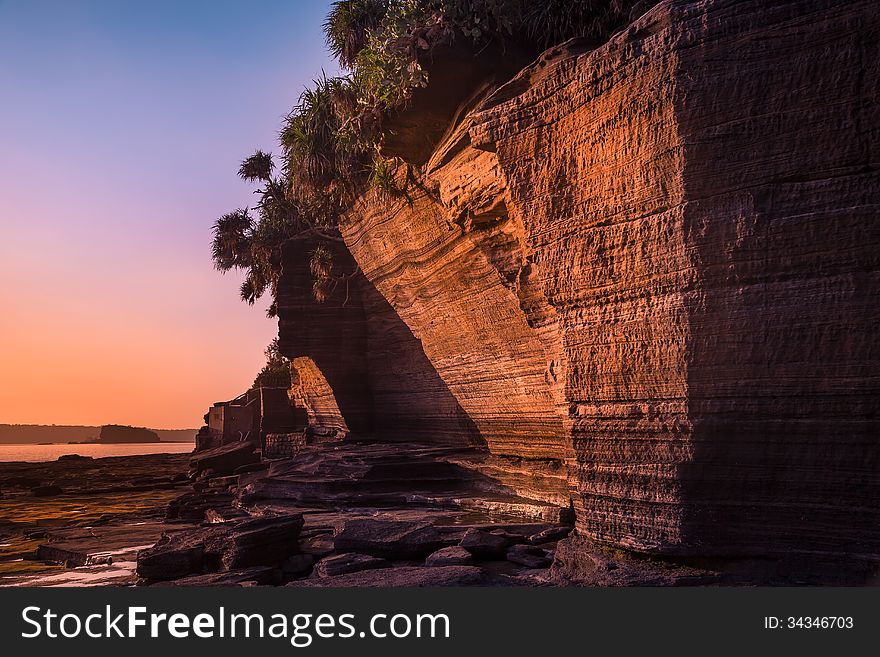 Volcanic rocks,Weizhou island