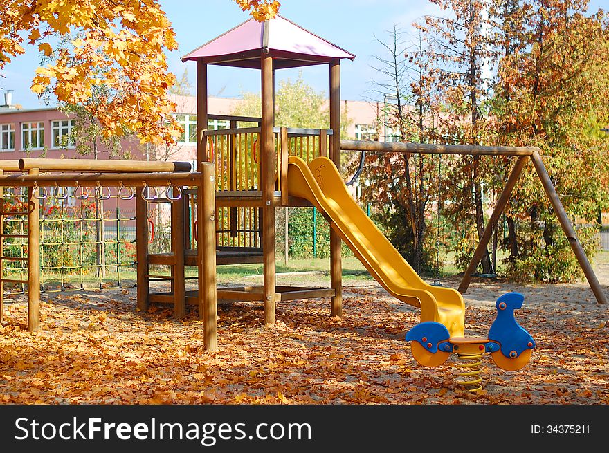 Playground In The Autumn