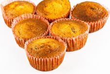 Banana Cupcakes. Stock Photos Banana Cupcakes. Stock Photos
