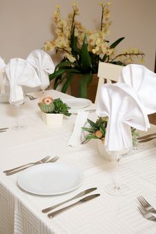 Restaurant Table Royalty Free Stock Images Restaurant Table Royalty Free Stock Images