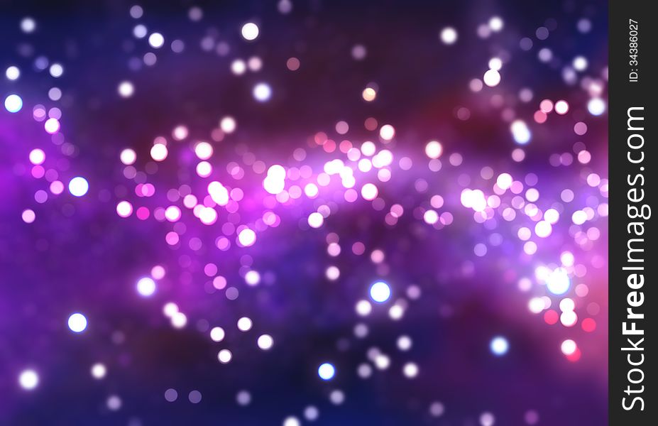 Abstract Beautiful Vector Background With Bokeh