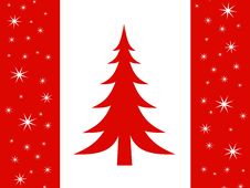 Merry Christmas Canada Flag Stock Images