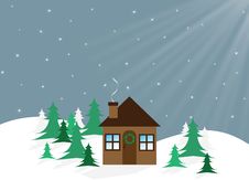 Christmas House Royalty Free Stock Images Christmas House Royalty Free Stock Images