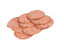 Slices Of Servelad Stock Photo Slices Of Servelad Stock Photo
