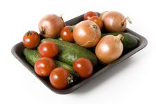 Tomatoes And Onion Royalty Free Stock Images Tomatoes And Onion Royalty Free Stock Images
