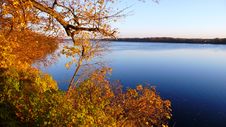 River Daugava In Autumn Royalty Free Stock Photography River Daugava In Autumn Royalty Free Stock Photography