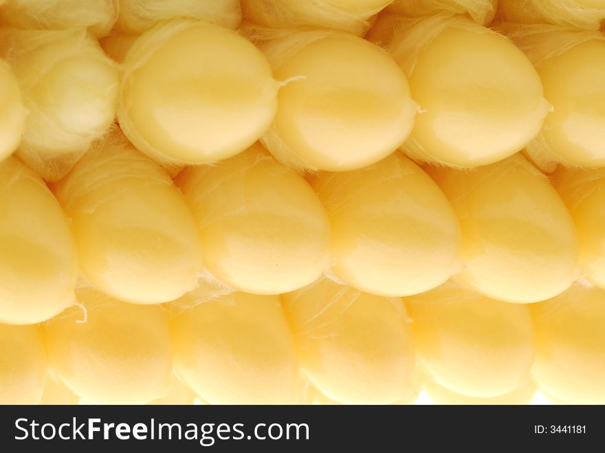 Close up image of corn