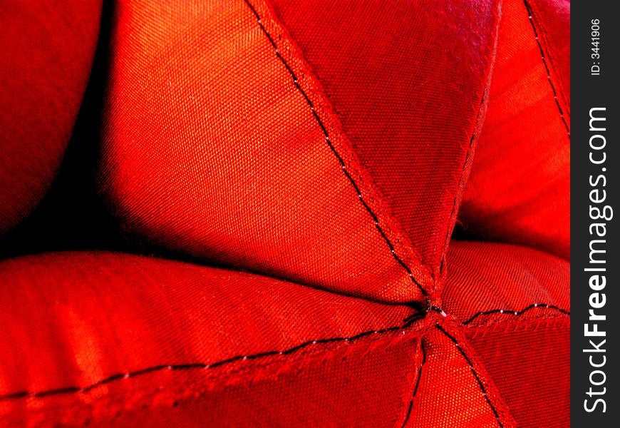 Photo taken of an Indian silk cushion. Photo taken of an Indian silk cushion.