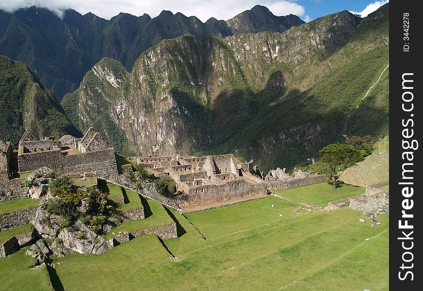 Machu Picchu ancient city (Peru)