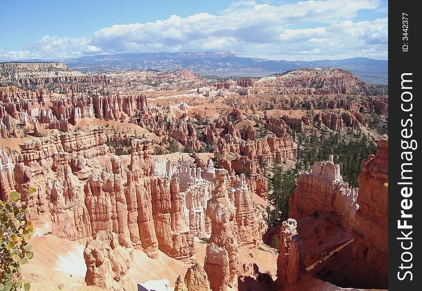 Bryce Amphitheater in Bryce Canyon National Park. Bryce Amphitheater in Bryce Canyon National Park