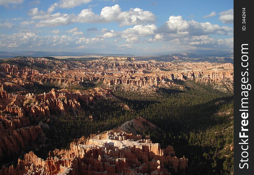The view of Bryce Amphitheater from Bryce Point