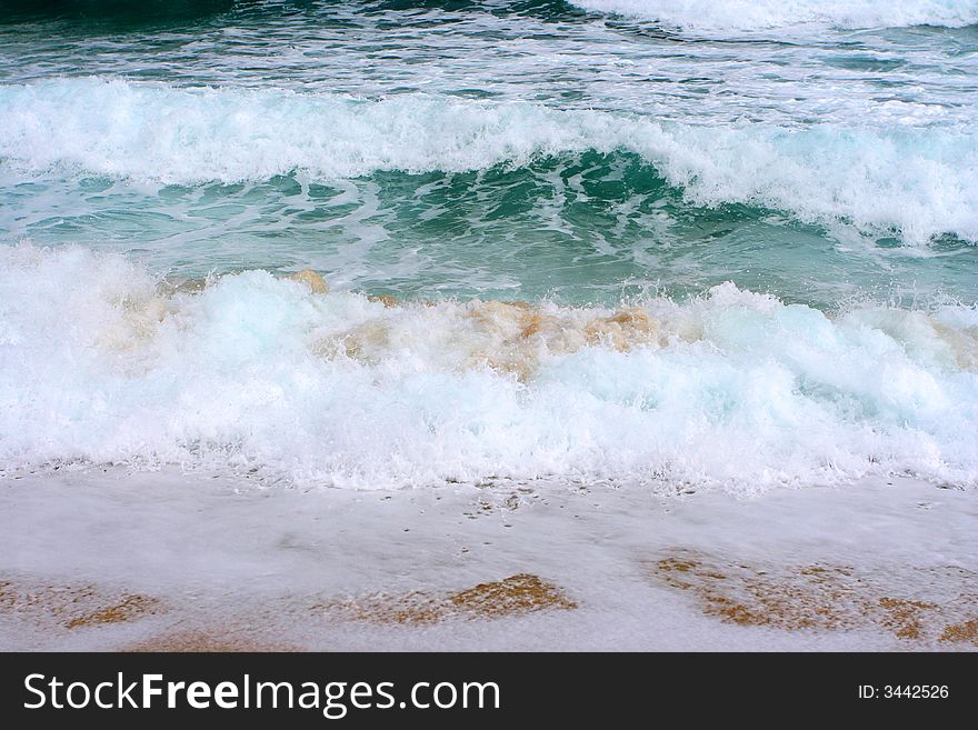 Big Waves In Greece