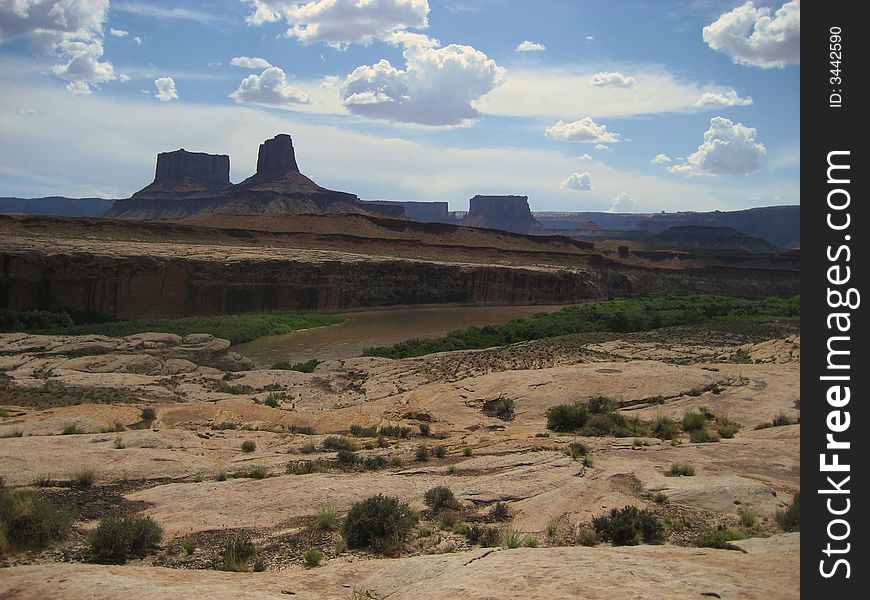 Buttes of the Cross are located in Canyonlands NP