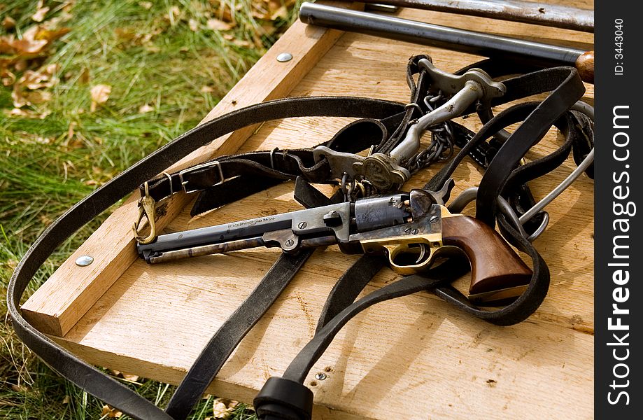 Civil war era black powder handgun