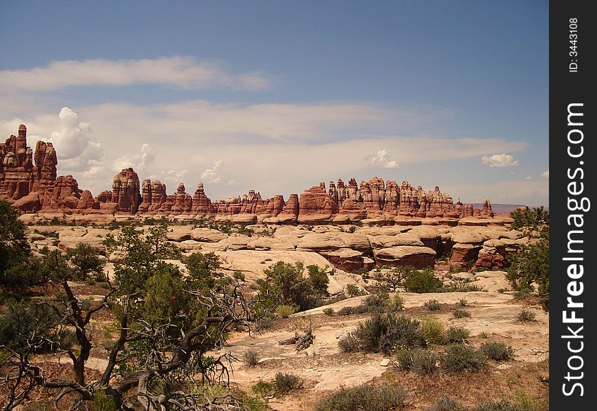 The Needles is great feature in Canyonlands NP. The Needles is great feature in Canyonlands NP.