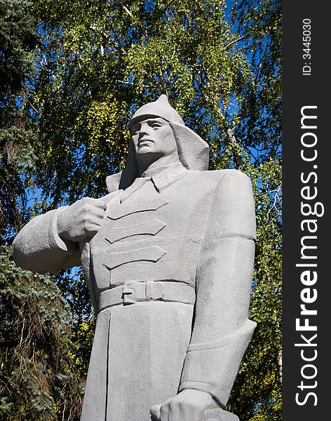 Monument to soldiers of Red Army, the victim during Civil war in Russia. Monument to soldiers of Red Army, the victim during Civil war in Russia.