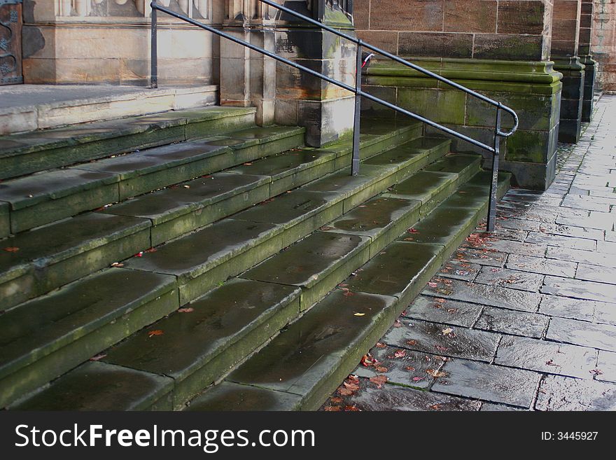 Photo of an old stairs