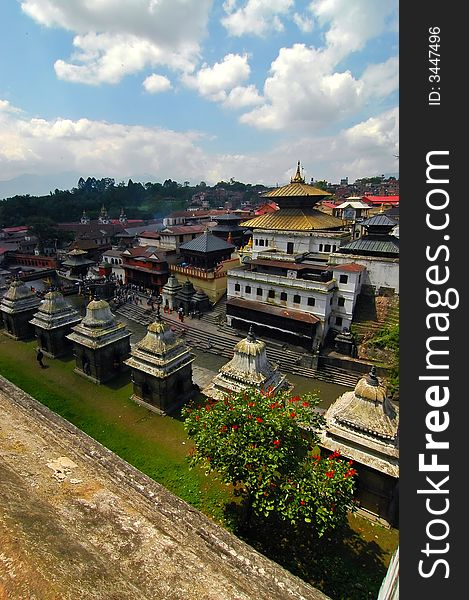 Pashupatinath area in Kathmandu, Nepal