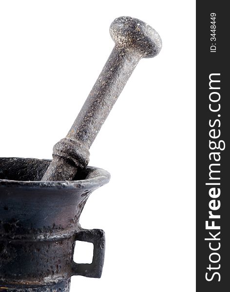 Old mortar and pestle